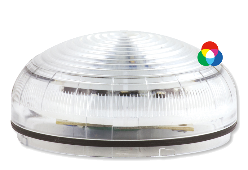 LED light module | Flashing/steady | RGB | Fresnel lens