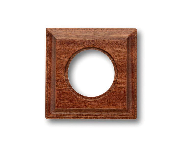 Venezia plaque de finition carré 1 module Sapelly