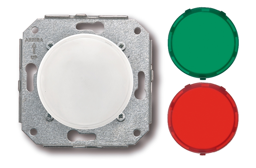 Garby Colonial luminous marker white-green-red 230V AC white