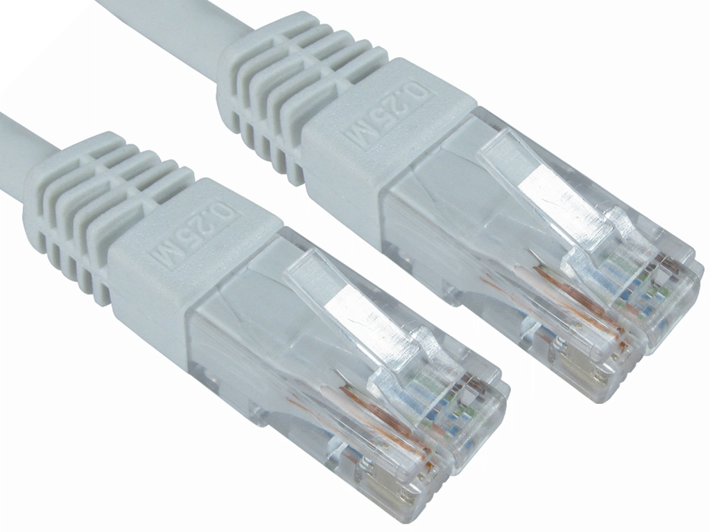 Patchkabel | Cat.6 | u/utp | ecru | 0,50m