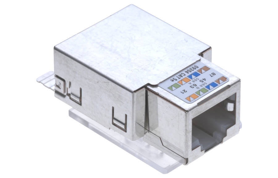 Connector Cat.5e, 1xRJ45/s, 100x