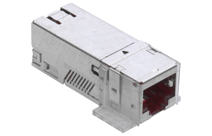 Connector Cat.6A ISO, 1xRJ45/s