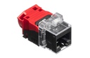 Coupler Cat.6A, 1xRJ45/u, Keystone, 100x
