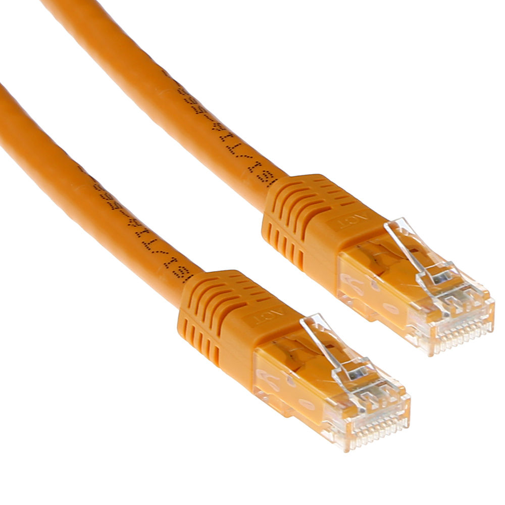 Cat6 u/utp orange 5.00m