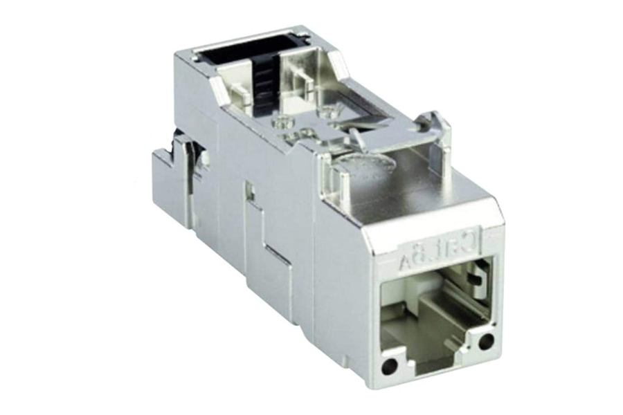AMJ-S connector Cat.6A T568B Keystone gereedschapsloze connectie