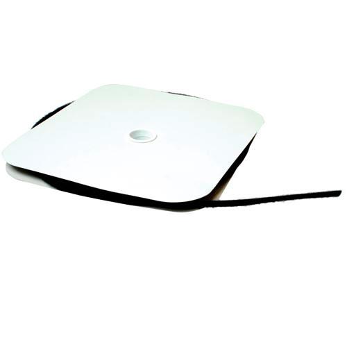 Klittenband haak en lus | zwart | 16mm x 25m