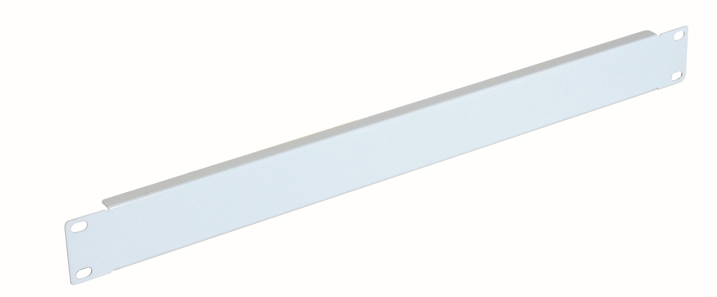 1U blank panel - Grey colour RAL 7035
