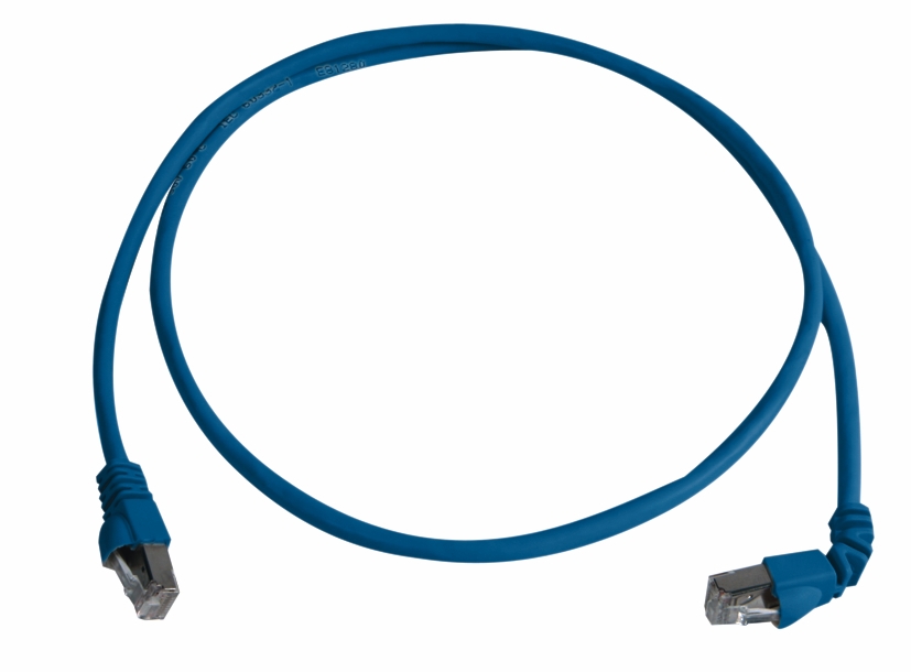 Patch cable │ S/FTP │ Cat.7 │ MP8 FS600 │ LSZH │ blue │ 2m