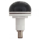 M22 zoemer │ 12-24V AC/DC │ zwart │ QC M12 4-pin connector