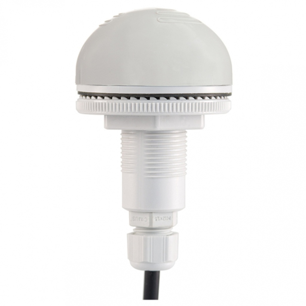 M22 buzzer, 12-24V AC/DC, light grey, M12 connector
