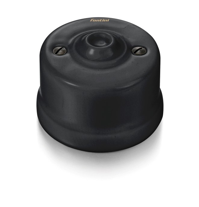 Garby couvercle aveugle porcelaine noir