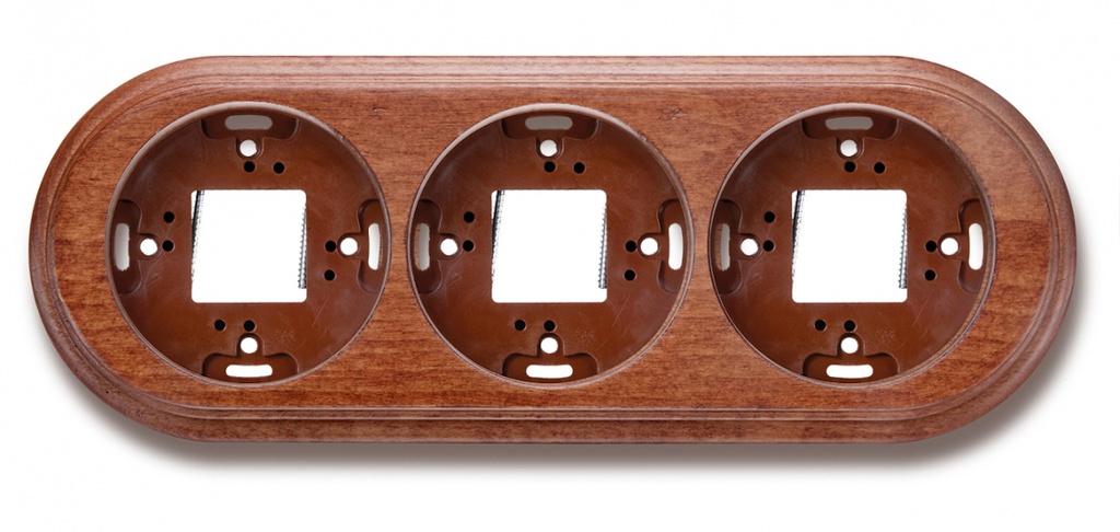 Garby socle 3 modules hêtre miel