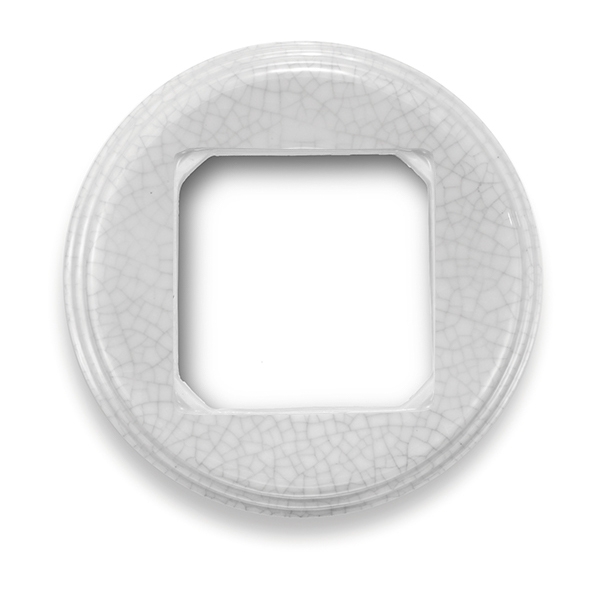 Garby Colonial plaque de finition 1 module pour élément carré porcelaine craquelé