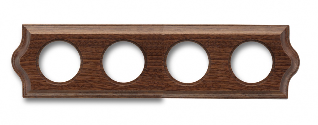 Venezia plaque de finition classique 4 modules Sapelly