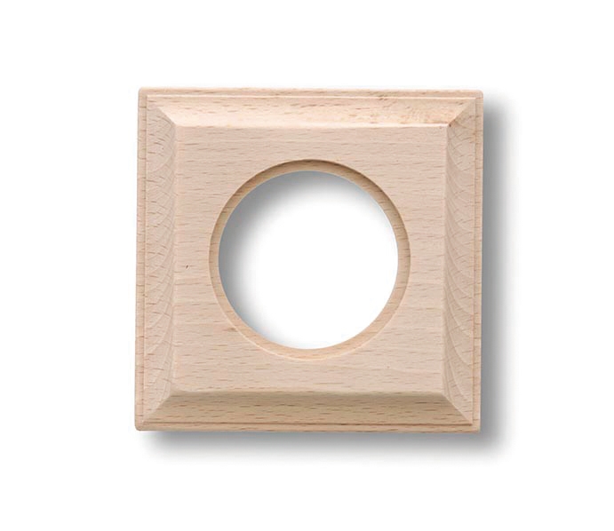 Venezia plaque de finition carré 1 module sans vernis