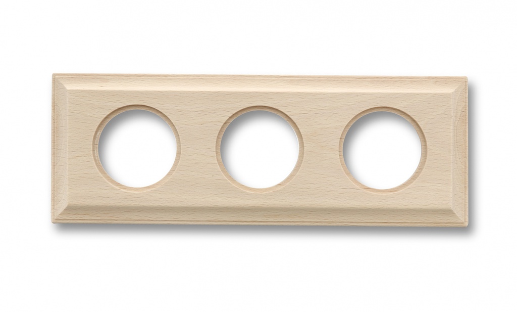 Venezia frame square 3 elements unvarnished
