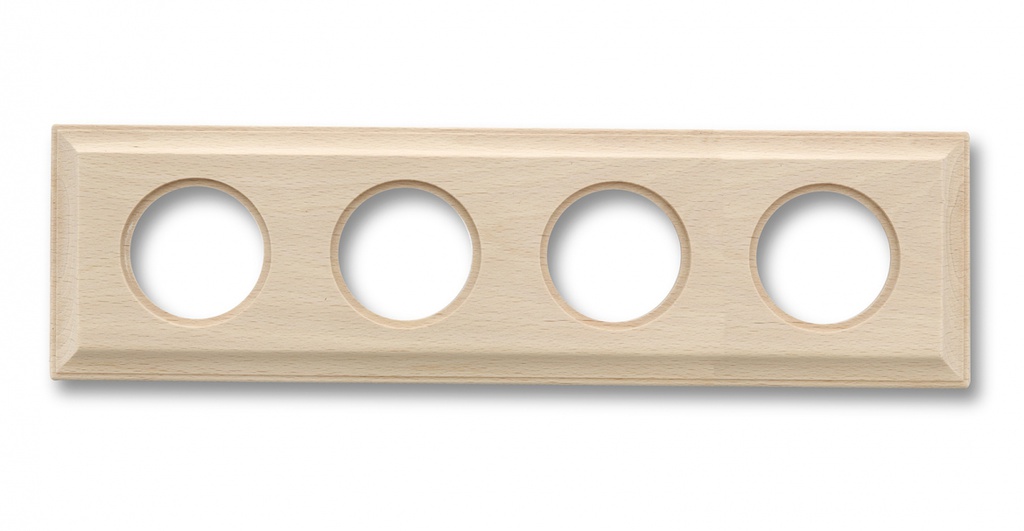 Venezia plaque de finition carré 4 modules sans vernis