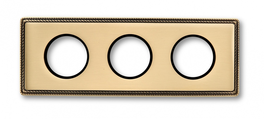 Venezia plaque de finition 3 modules or