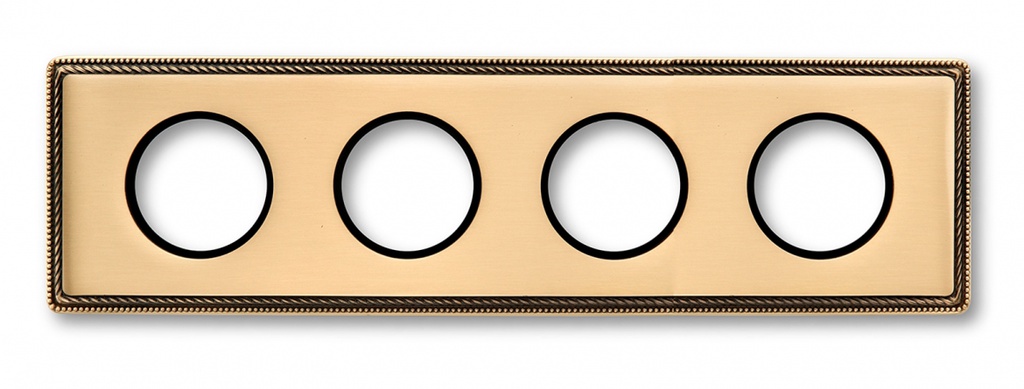 Venezia plaque de finition 4 modules or