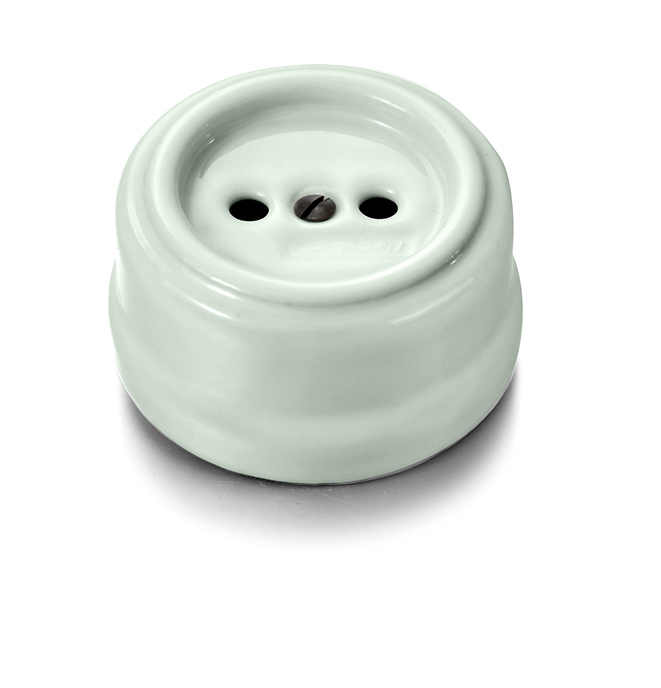 Garby stopcontact zonder aarding 16A/250V volledig porselein Vert ille