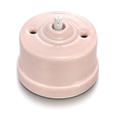 Garby dubbele draai/drukknop 10A/250V AC porselein Camille