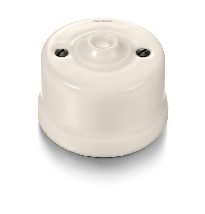 Garby couvercle aveugle porcelaine Cru