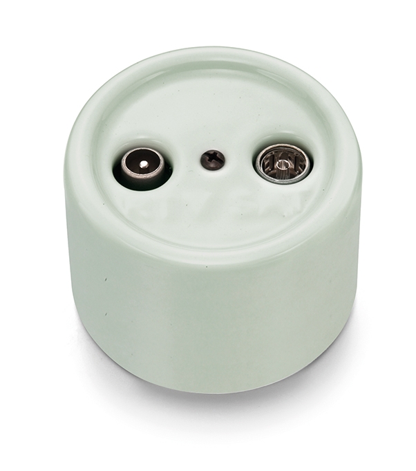 Garby TV/SAT intermediate socket A porcelain Vert ille