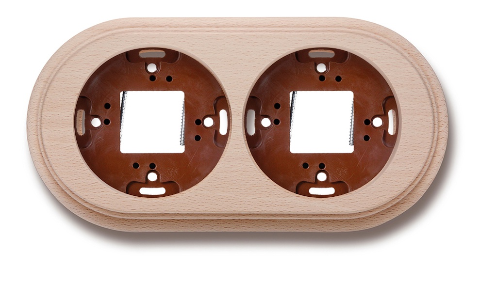 Garby socle 2 modules hêtre naturel