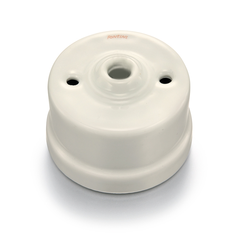 Garby sortie de câble porcelaine décor Cru