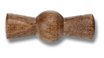 Garby butterfly knob aged beech 5 pieces