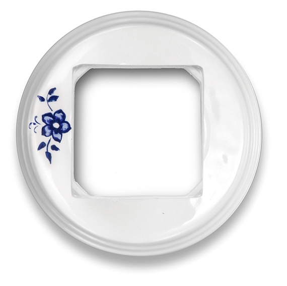 Garby Colonial plaque de finition 1 module pour élément carré porcelaine décor