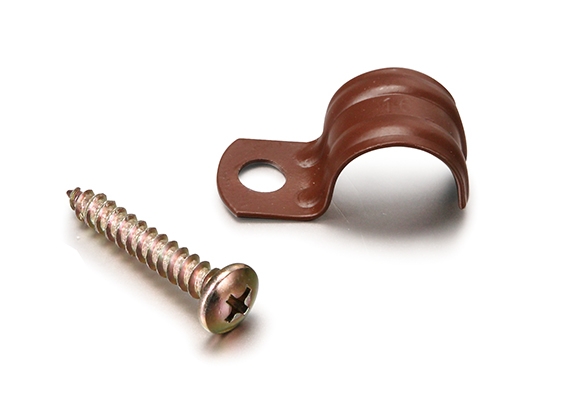Collier de fixation 16mm métal vieilli 25 pièces