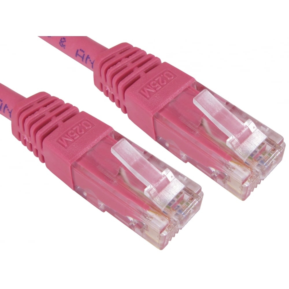 Patchkabel | Cat.6 | u/utp | roze | 3,00m