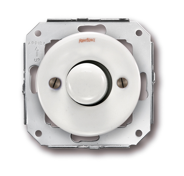 Garby Cononial wisselschakelaar met dimmer gloei, halo 230V AC 25-400W porselein wit