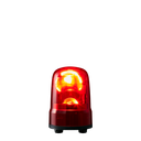 LED rotation beacon, IP23, Ø80mm 12-24V DC, cable/red