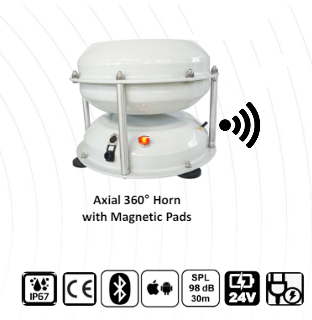 Mobiele elektronische sirene