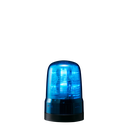 Multi-function LED beacon, IP66, Ø80mm 12-24V DC, terminal block/blue