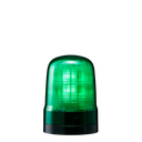 Multi-function LED beacon, IP66, Ø100mm 12-24V DC, terminal block/buzzer/green