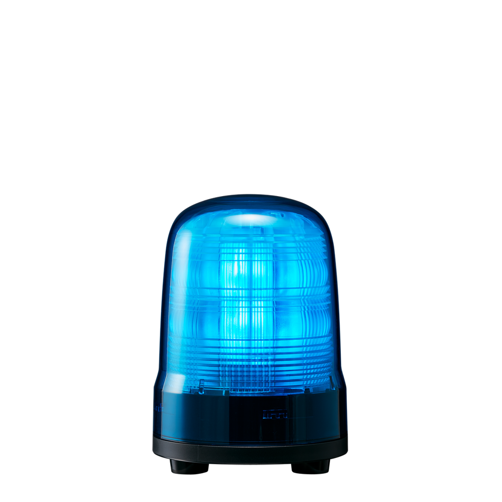 Multifunctionele LED-baken │ Ø100mm │ 100-240V AC │ kabel │ blauw