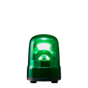 LED-zwaailicht │ Ø100mm │ 12-24V DC │ aansluitklem │ zoemer │ groen