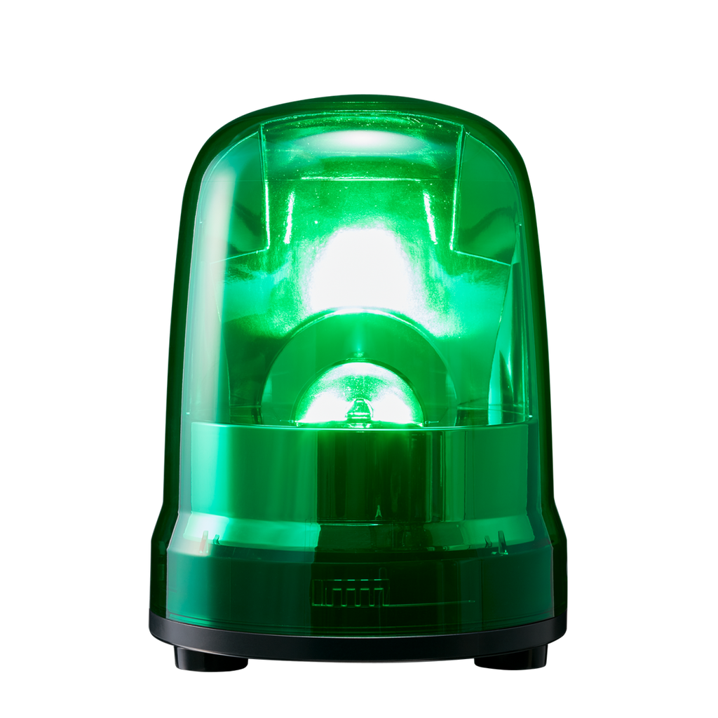 LED rotation beacon │ Ø150mm │ 12-24V DC │ cable │ green