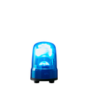 Gyrophare à LED │ Ø80mm │ 100-240V AC │ câble │ bleu
