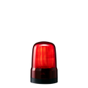 Balise LED │ fixe/flash │ Ø80mm │ 12-24V DC │ bornier │ rouge