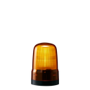Balise LED │ fixe/flash │ Ø80mm │ 12-24V DC │ bornier │ jaune
