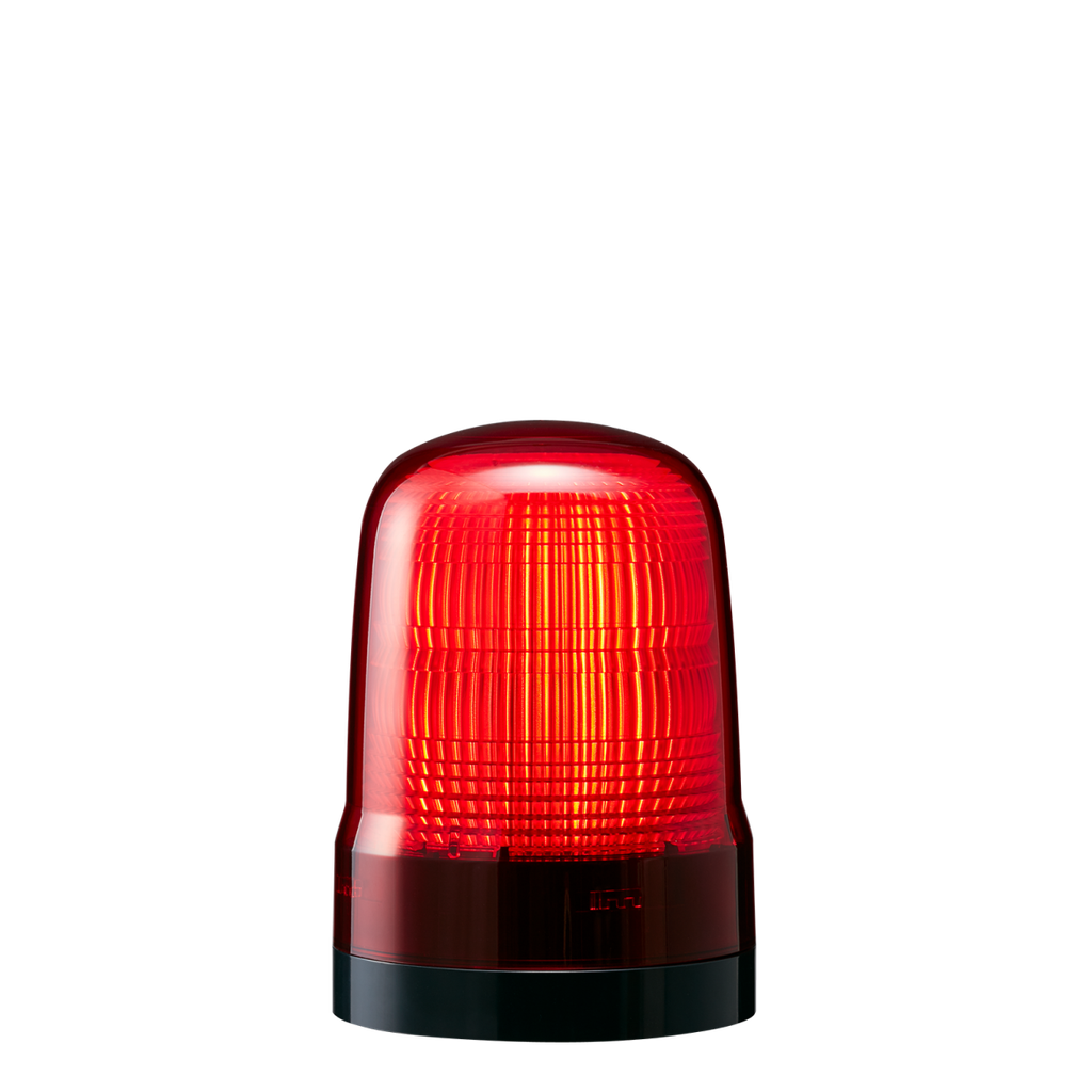 LED-baken │ status/flitsen │ Ø100mm │ 12-24V DC │ aansluitklem │ zoemer │ rood