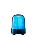 LED steady/flash beacon, IP23, Ø100mm 100-240V AC, cable/blue