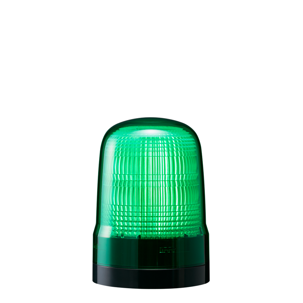 LED beacon │ steady/flash │ Ø100mm │ 100-240V AC │ terminal block │ green