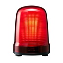 LED steady/flash beacon, IP23, Ø150mm 12-24V DC, cable/red