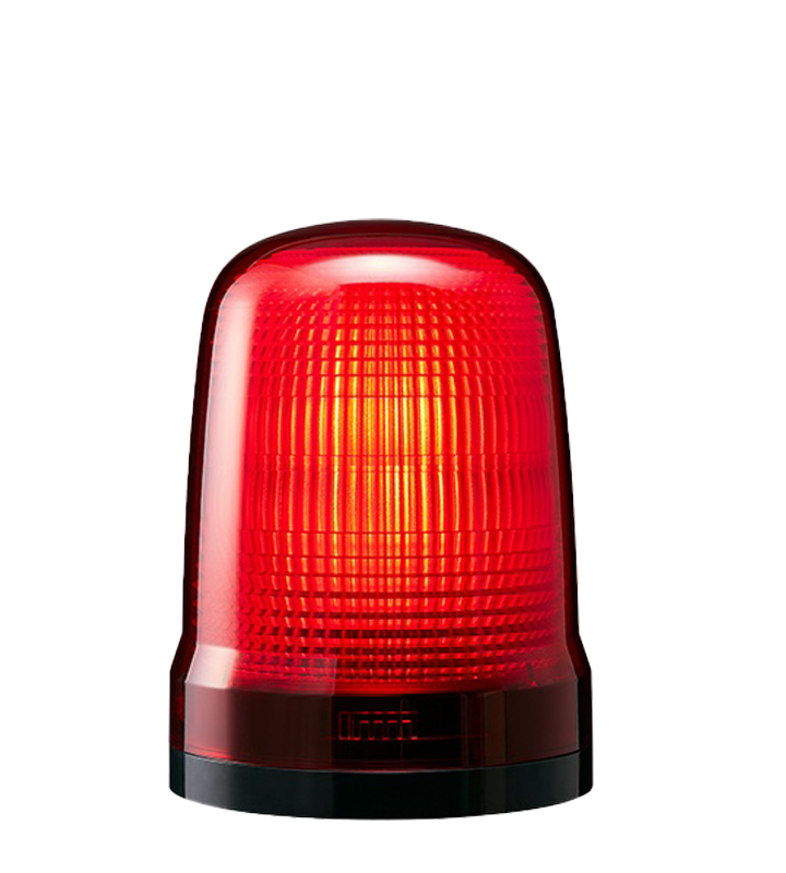 LED baken │ Ø150mm │ 12-24V DC │ aansluitklem │ rood