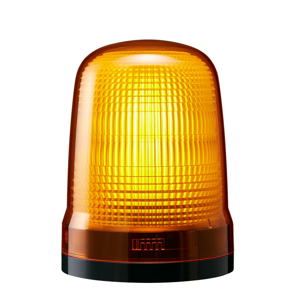 LED baken │ Ø150mm │ 12-24V DC │ aansluitklem │ geel